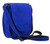 Oval Flap Genuine Suede Shoulder Bag