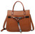 Womens Belted Croc Shoulder Bag