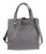 Womens Plain Italian Soft Genuine Leather Top Handle Bag