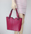 Womens Plain Italian Genuine Leather Crossbody Tote Bag