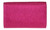Womens Glitter Strip Pleated Evening Clutch Bag