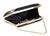 Womens Faux Leather Plain Compact Evening Bag