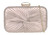 Womens Satin Pleated Knot Evening Bag