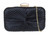 Womens Satin Pleated Knot Evening Bag