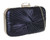 Womens Satin Pleated Knot Evening Bag