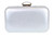Womens Satin Pleated Knot Evening Bag