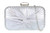 Womens Satin Pleated Knot Evening Bag