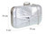 Womens Satin Pleated Knot Evening Bag