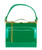 Girly Handbags Patent Faux Leather Clutch Bag with Top Handle