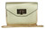 Womens Faux Leather Mini Satchel Clutch Bag Shoulder Chain