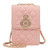 Womens Faux Leather Quilted Cross Body Mini Bag