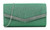 Womens Glitter Evening Clutch Bag with Diamante Wedding Purse Medium