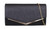 Womens Glitter Satin Envelope Clutch Bag Chain Wedding Party Medium
