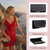 Womens Glitter Satin Envelope Clutch Bag Chain Wedding Party Medium