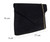 Womens Faux Suede Clutch Bag Plain Evening Purse Wedding Party