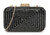 Womens Sequin Beaded Clutch Bag Hard Case Chain Strap Weddings