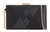 Womens Satin Crisscross Ribbon Clutch Bag Frame Evening Purse