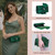 Womens Satin Clutch Bag with Chain Strap Evening Purse Weddings