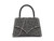 Women’s Beaded Top Handle Evening Bag – Geometric Pattern Hard Case Purse with Chain Strap for Weddings, Parties, and Formal Events