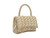 Womens Pearl Evening Handbag Top Handle and Chain Strap Party
