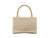 Womens Pearl Evening Handbag Top Handle and Chain Strap Party