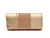 Womens Metallic Evening Clutch Bag with Rhinestone Panel, Formal