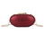 Womens Crystal Oval Evening Clutch Bag Chain Strap Party Events