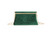 Womens Pleated Clutch Bag Metal Bar Chain Box Party Purse