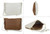 Womens Genuine Leather 2 in 1 Top Handle Bag Large