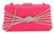 Womens Satin Knot Chain Clutch Bag