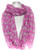 Girly Handbags Women's Butterfly Print Scarf - Fuchsia
