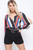 Double Circle Belted Shorts