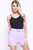 Double Circle Belted Shorts