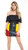 Zip Colour Block Skirt