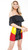 Zip Colour Block Skirt