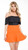 Frill Hem Flare Skirt