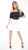 Frill Hem Flare Skirt