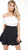 Frill Hem Flare Skirt