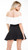 Frill Hem Flare Skirt