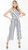 Striped Bardot Culotte Jumpsuit