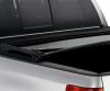 Lund 02-17 Dodge Ram 1500 (5.5ft. Bed) Genesis Elite Tri-Fold Tonneau Cover - Black - 95865 Photo - Close Up