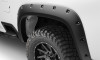 Bushwacker 19-21 Chevrolet Silverado 2500 / 3500 HD (Excl. Dually) Forge Style Flares 4pc - Black - 48146-08 Photo - Mounted