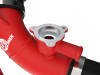 aFe 2022 Toyota Land Cruiser (J300) V6-3.5L (tt) BladeRunner 2.5in Aluminum Hot Charge Pipe - Red - 46-20558-R Photo - Close Up