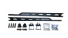 Fabtech 99-10 Ford F250/350 4WD Floating Rear Traction Bar System - FTS62003BK Photo - Primary