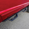 Westin 1999-2016 Ford F-250/F-350/F-450/F-550 Crew Cab Outlaw Drop Nerf Step Bars Textured Black - 20-11335 Photo - Mounted