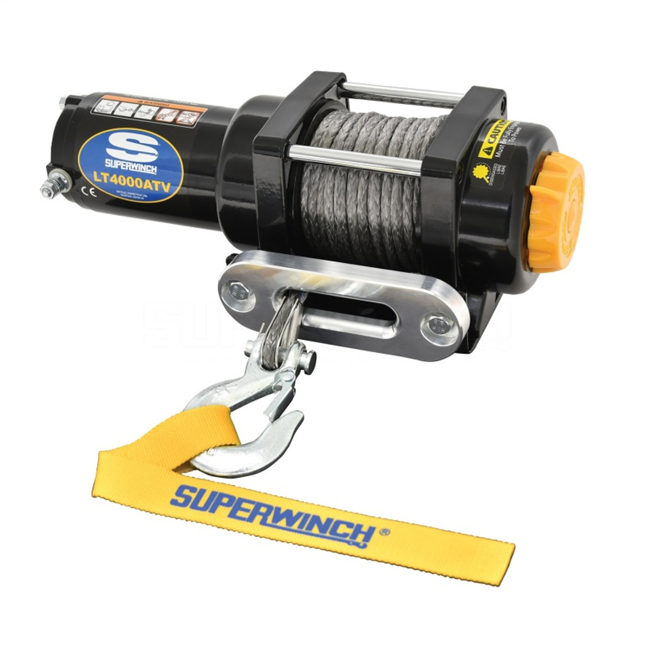 Superwinch 4000 LBS 12V DC 3/16in x 50ft Synthetic Rope LT4000 Winch - 1140230 Photo - Primary