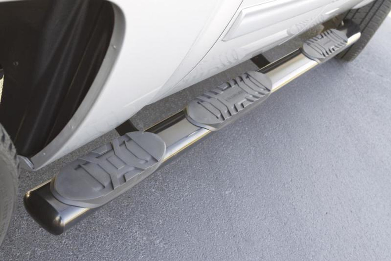 Lund 10-17 Dodge Ram 2500 Mega Cab (6.5ft. Bed) 5in. Oval WTW SS Nerf Bars - Polished - 244115033 Photo - Primary