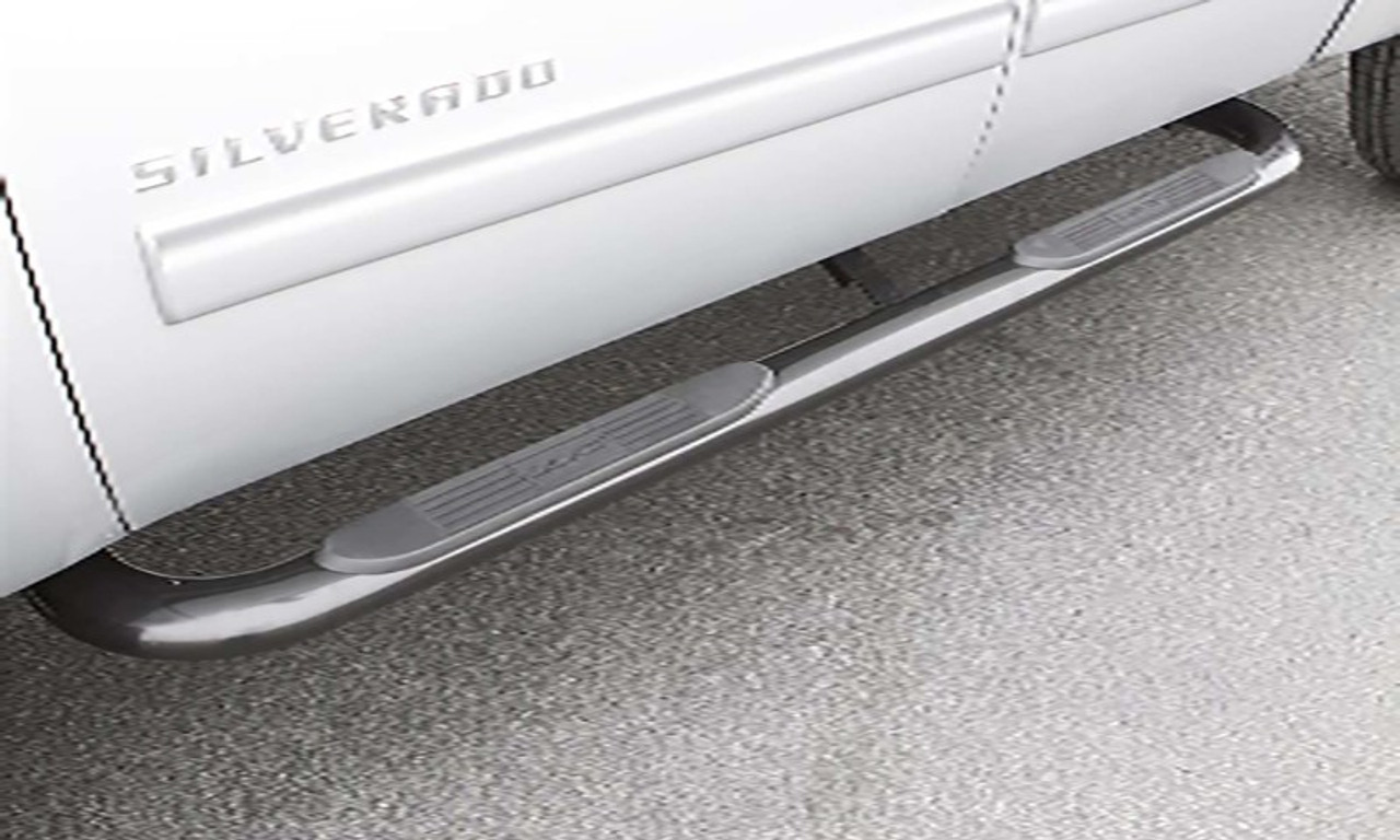 Lund 10-17 Dodge Ram 2500 Crew Cab 4in. Oval Curved SS Nerf Bars - Polished - 23284781 Photo - Mounted