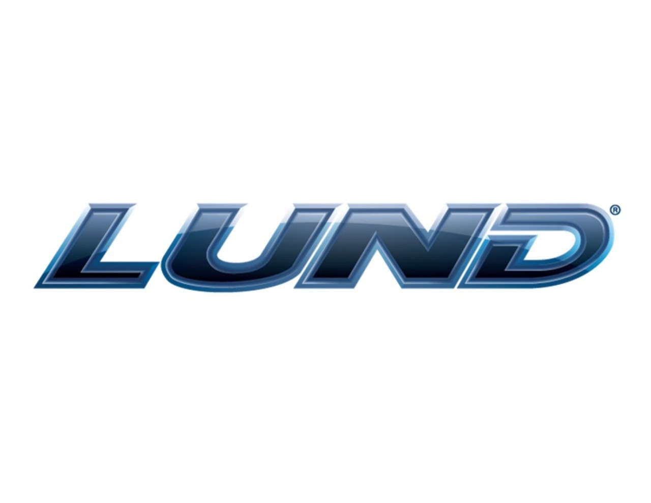 Lund 15-18 Ford F-150 SuperCrew 5in. Oval Curved Steel Nerf Bars - Black - 23889008 Logo Image