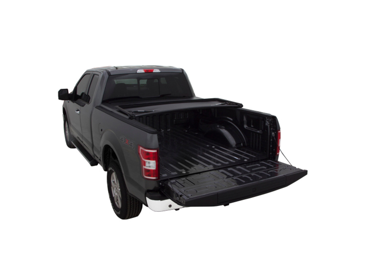 Lund 15-18 Ford F-150 (5.5ft. Bed) Genesis Tri-Fold Tonneau Cover - Black - 950172 Photo - Primary